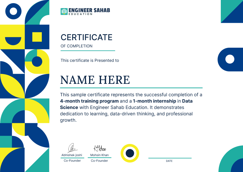 Certificate of Data Science